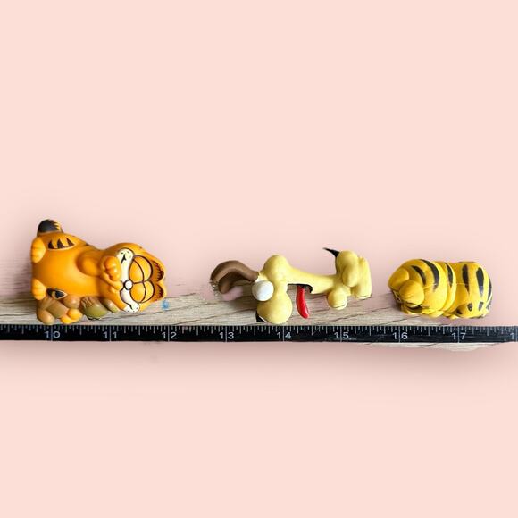 Vintage Garfield Figurines 1980s Odie united feature syndicate - Picture 10 of 10